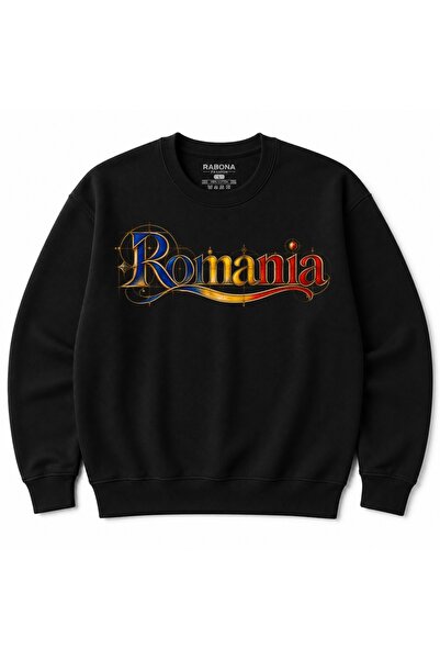 Rabona Fashion Romania with Elegance – Sweatshirt with Tricolor Artistic Design