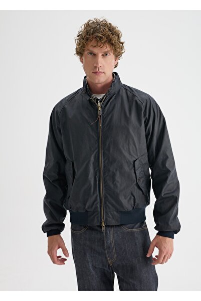 Harrington Yağlı Ceket Navy Lacivert / Harrington Wax Jacket Navy
