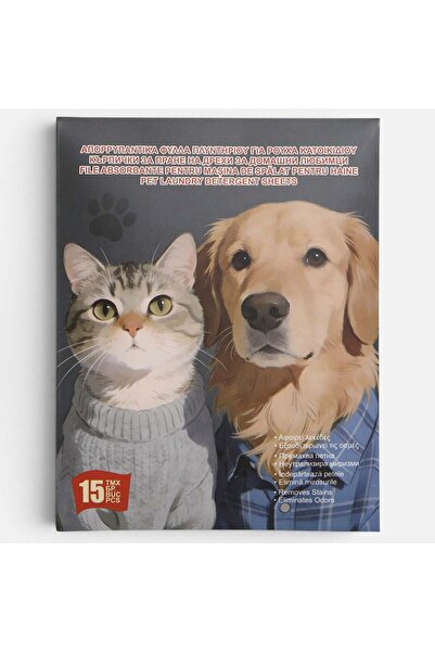 OEM Foi Detergent pentru Spalarea Hainelor Pet - 15buc
