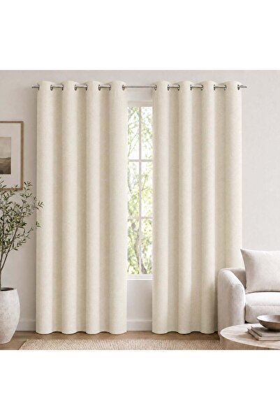 OEM Perdea din Chenille Ecru 140x260cm