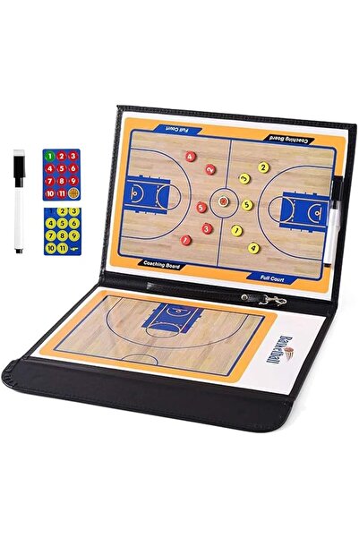 ALMEKAQUZ Coaching Board Coaches Clipboard Tactical Magnetic Board Kit, Porta...