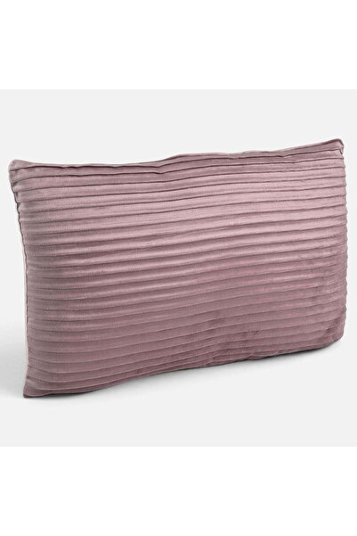 OEM Perna Decorativa de Iarna Roz cu Pliuri 50x30cm