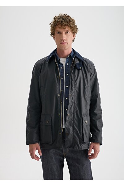 Stuf Co Barn Yağlı Ceket Navy Lacivert (Slim) / Barn Wax Jacket Navy (Slim)