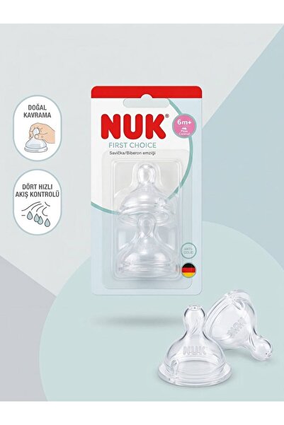 First Choice Akış Kontrollü Antikolik Biberon Başlığı 6 Ay+ 2 Adet