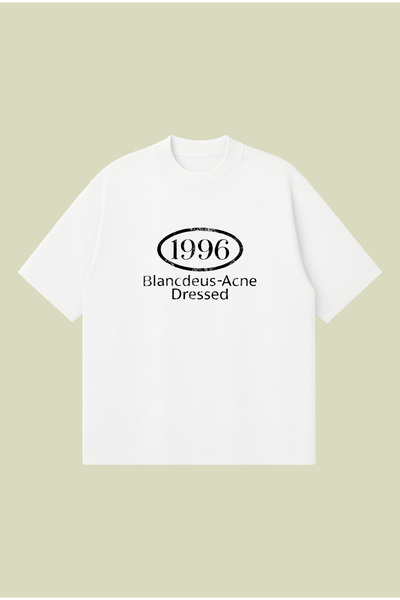 PURE POWER Acne Studios Blanc Printed Oversize Boxy Cut Unisex 100% Βαμβακερό...