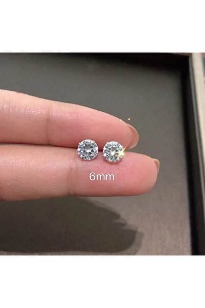 Lunarie Crystal Heart Solitaire Stud Earrings Bijouterie Stylish Anti-Allergi...