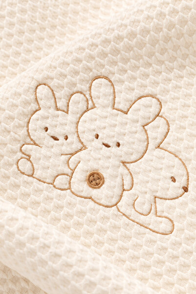Bebitof Teddy Bear Pattern Baby Blanket 80X90 cm