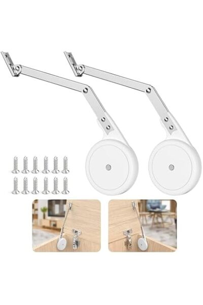 KASTWAVE 2 Pack Soft Close Hinges for Toy Boxes, Heavy Duty Lid Support Chest...