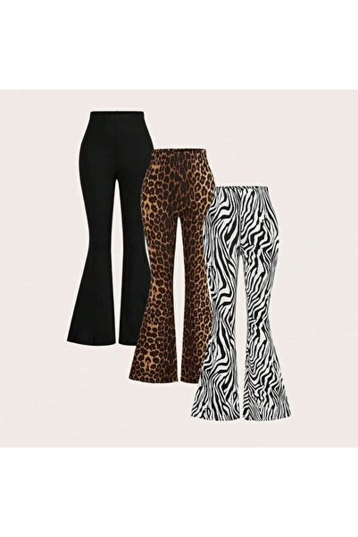 VESTIR BIEN 3-Piece Children's Spanish Style Tracksuit with Leopard Pattern