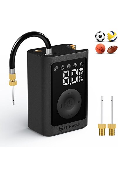 ETENWOLF P300 Plus Ball Pump, Electric Basketball Pump Inflation Deflation wi...