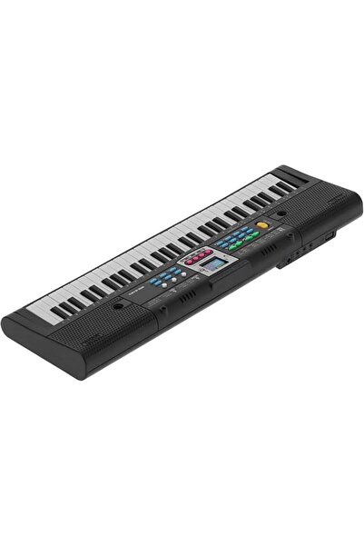 Generic 61‑Key Mini Electric Piano Black Multi‑Functional Studio Toy with Mic...