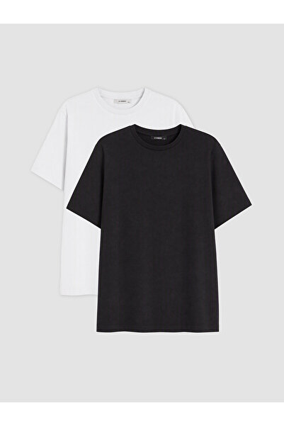 LC Waikiki Two Mt Shop Quality Lcw Curve Black Plain Standard & Regular Short...
