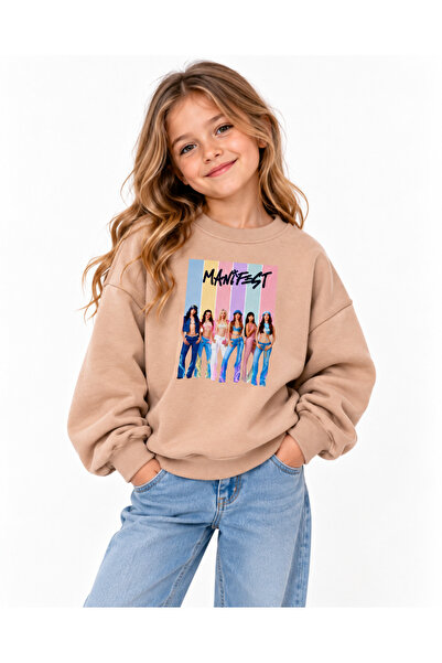 fasardi سترة رياضية للفتيات من Manifest Girls M6nifestgirls مطبوعة كبيرة الحج...