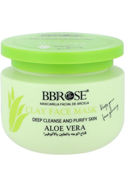 BBROSE Aloe Vera Clay Face Mask Deep Cleansing & Pore Minimizing for a Radian...