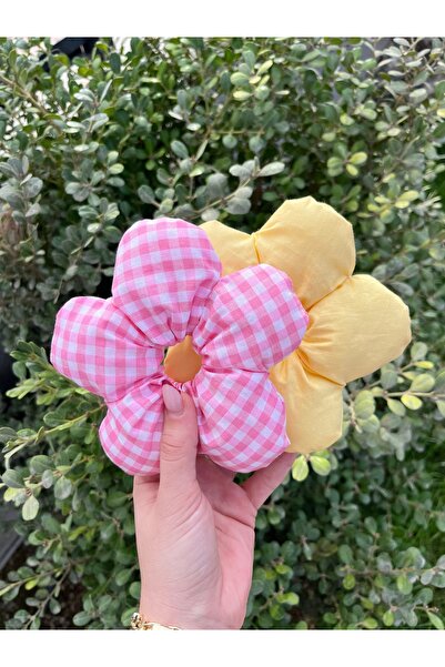Moon Handmade 2’li El Yapımı Papatya Toka, Topuz Tokası