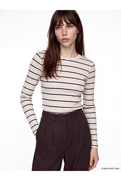 LC Waikiki Two Mt Shop Quality Lcw Everyday Navy Blue Striped Super Skinny & ...