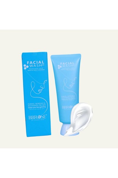 BBROSE Hyaluronic Acid Face Wash Gel Hydrating Daily Facial Cleanser for a So...