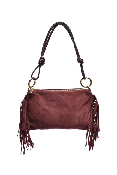 SimpleFind Roberta M Geanta piele -Artemis-BORDO ,Geanta de umar piele natura...