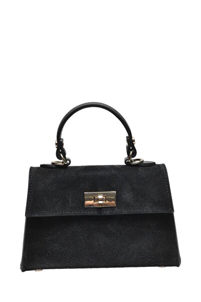 SimpleFind Anna Luchini Geanta piele -Ulyana-NEGRU ,Geanta de mana piele natu...