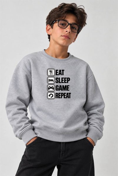 genosha Children's 3 Thread Crew Neck Sweatshirt