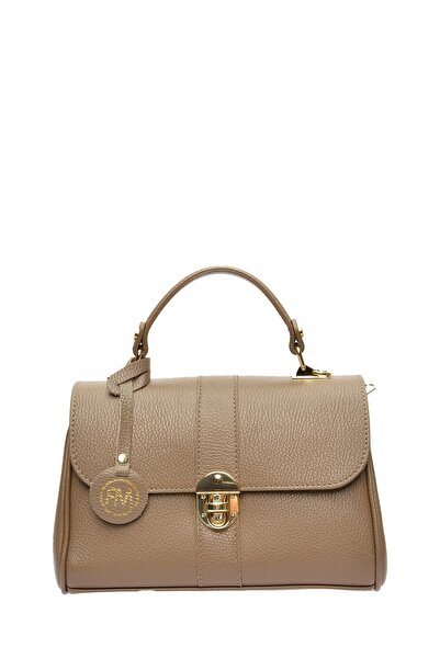 SimpleFind Roberta M Geanta piele -Raquel-TAUPE,Geanta de mana piele naturala...