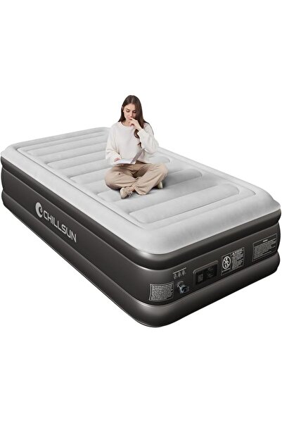 GENERAL CHILLSUN 2026 Upgraded Twin Air Mattress with Built in Pump, 3 Mins Q...