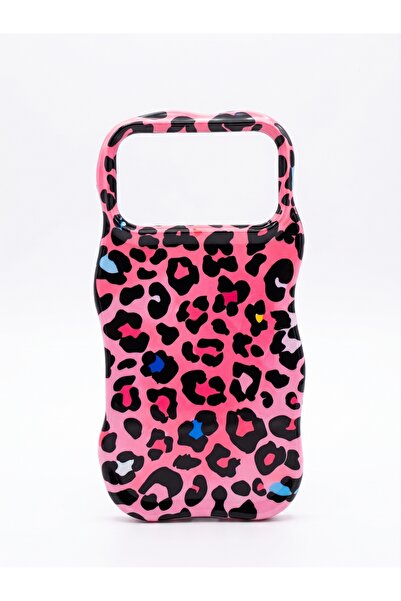 Generic For iPhone 17 Pro Shockproof Phone Case Wave Edge Leopard Print Desig...