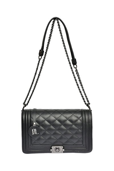 SimpleFind Anna Luchini Geanta piele -Ilaria-NEGRU ,Geanta de umar piele natu...