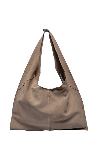 SimpleFind Isabella Rhea Geanta piele -Rosetta-TAUPE,Geanta de umar piele nat...