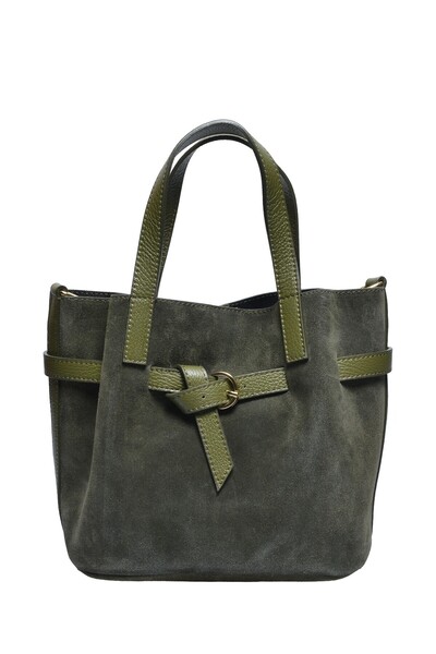 SimpleFind Isabella Rhea Geanta piele -Claudia-VERDE MILITAR ,Geanta de mana ...