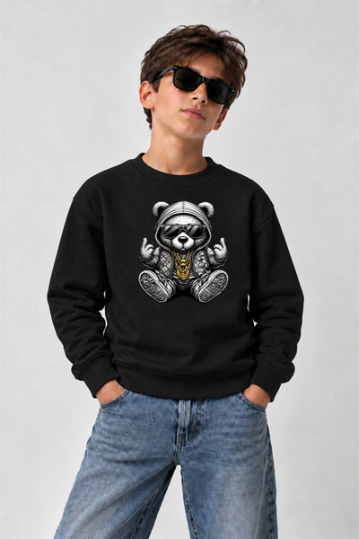 genosha Children's 3 Thread Crew Neck Sweatshirt