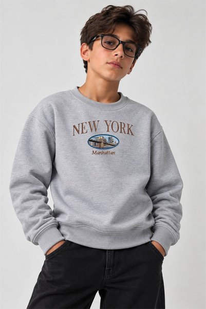 genosha Children's 3 Thread Crew Neck Sweatshirt