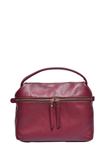SimpleFind Luisa Vannini Geanta piele -Anastasia-BORDO ,Geanta de mana piele ...
