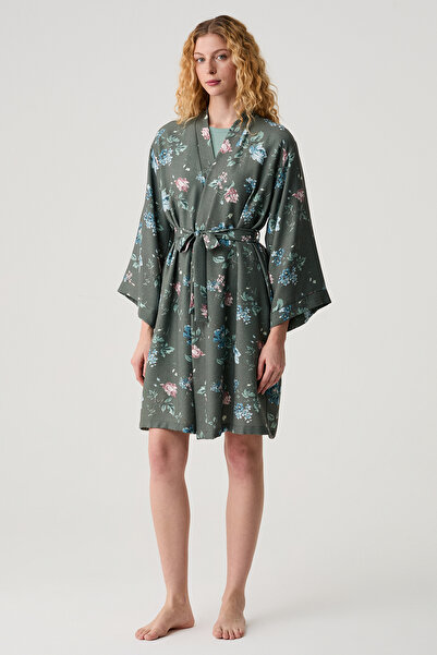 Catherine's Floral Patterned Dressing Gown Set