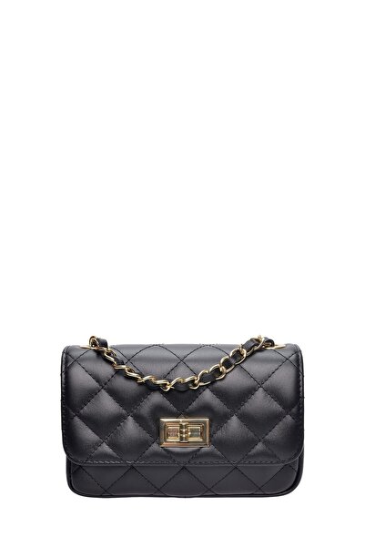 SimpleFind Luisa Vannini Geanta piele -Giselle-NEGRU ,Geanta de umar piele na...