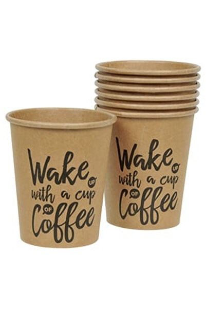 OEM Pahare din Carton Wake Up 270ml - 10buc