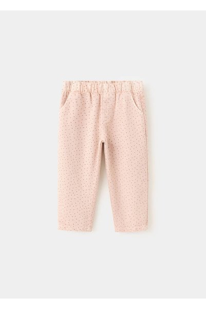 MANGO Baby Desenli elastik bel jean