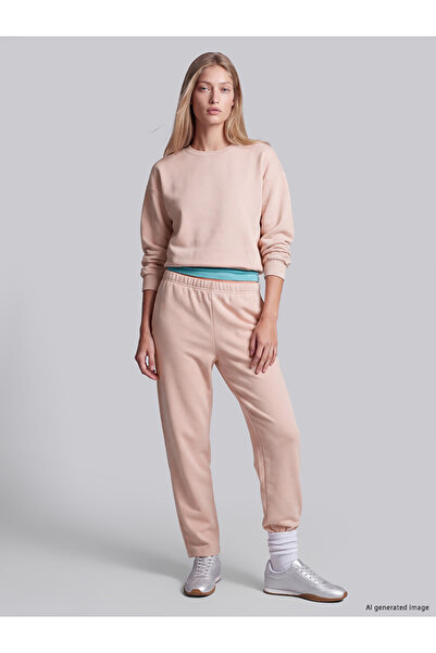 LC Waikiki Rmz Gi̇yi̇m Farkiyla Women's Sweatpants with Waist Drawstring