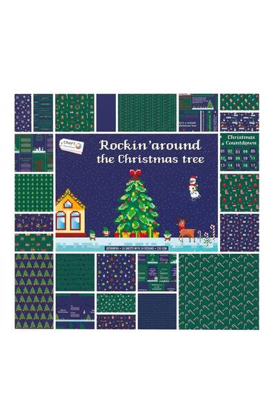 Christmas Paper Stack Craft Sensations "Rockin' around the Christmas tree" δι...