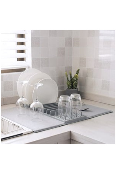OEM Plastic Dish Dryer with Dish Cloth 45x3.6x16.5cm