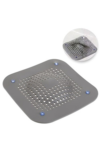 OEM Filtru Patrat Gri pentru Chiuveta Lavoar 14.5x14.5cm