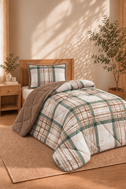 Bikaya Home Merinos Single Comforter Quilt Set |   160X240 cm |   Soft Textur...