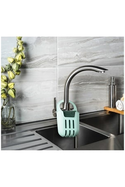 OEM Colorful Plastic Holder & Sponge for Sink 17cm