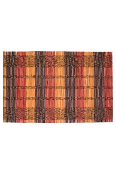 OEM Striped Bamboo Plate Holder 45x30cm
