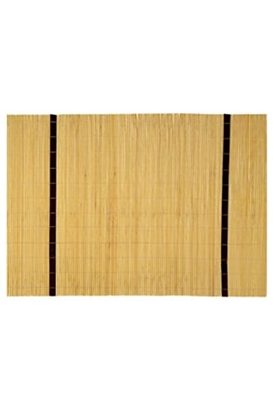 OEM Bamboo Plate Holder Brown Stripes 45x30cm