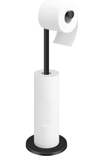 GENERAL Lifafa Toilet Paper Holder, Stainless Steel Freestanding Toilet Paper...