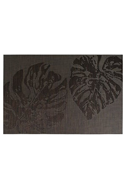 OEM Brown Plate Holder with Leaf Pattern 45x30cm
