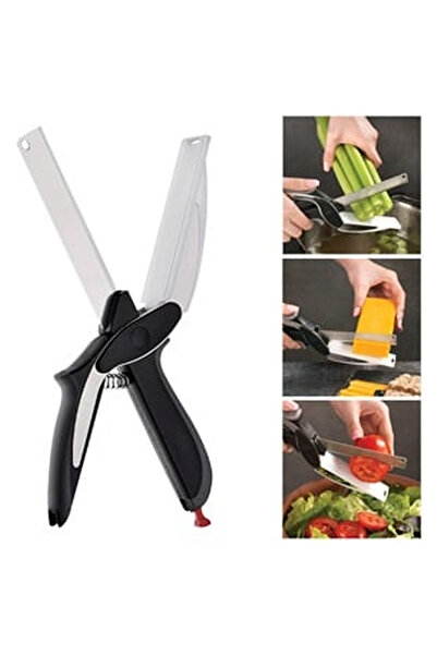 OEM Kitchen Scissors with Stainless Steel Blades for Vegetables 24cm
