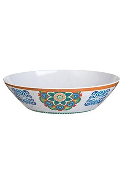 OEM Melamine Bowl with Colorful Aztec Pattern 1.85L