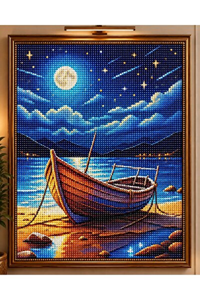DNZt 5D Diamond Painting 50x40 cm Elmas Mozaik Boncuklu Taşlı Goblen Pano Tab...